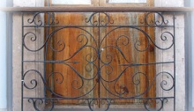 Mexican forged iron balcony